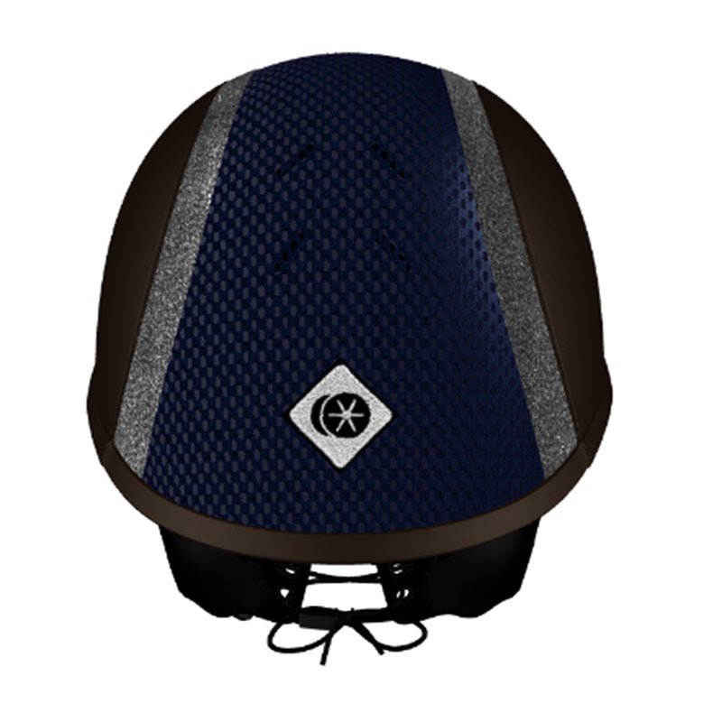 My Ayr8® - Brown Leatherlook/ Silver Sparkly Trim - Charles Owen