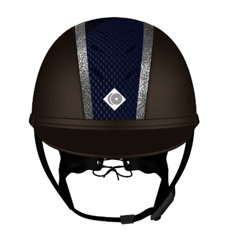 My Ayr8® - Brown Leatherlook/ Silver Sparkly Trim - Charles Owen