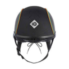 My SP8+ - Black Leather Look/ Orange & Forest Green Cotton Piping - Charles Owen