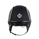 My SP8+ - Black Leather Look/ Gold & Cream Piping - Charles Owen