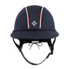 My SP8+ - Navy Microsuede/ Red & White Patent Piping - Charles Owen