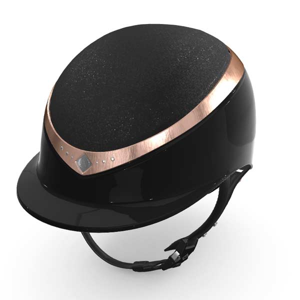 My Halo CX - Black Gloss, Black Crystal Top and Crystal Ring - Charles Owen