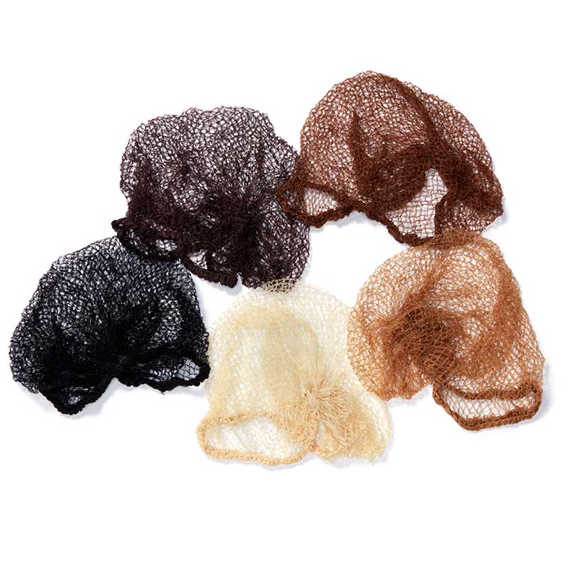 Rete Per Capelli One Knot Per Equitazione – Sotto Casco, Morbida E Con Scrunch Abbinato (Biondo, Marrone Scuro)