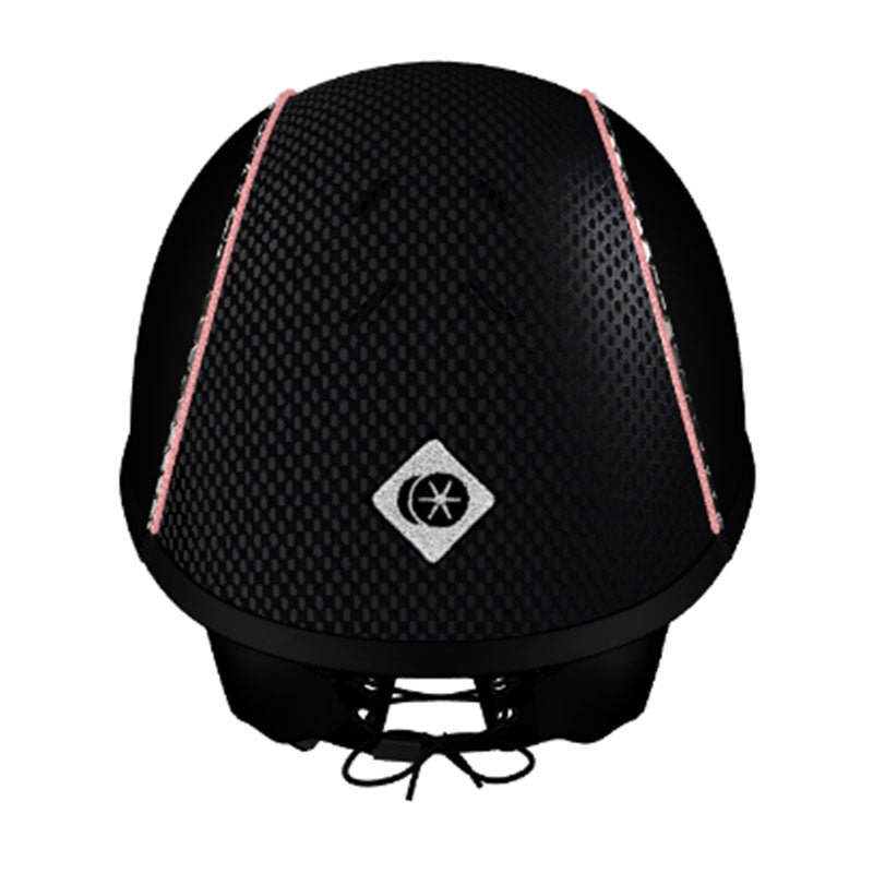 My Ayr8® - Black Leatherlook/ Rose Gold Sparkly & Swarovski Crystal Piping - Charles Owen