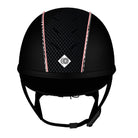 My Ayr8® - Black Leatherlook/ Rose Gold Sparkly & Swarovski Crystal Piping - Charles Owen