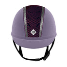 My Ayr8® - Lilac Microsuede/ Silver Sparkly Trim and Purple Cotton Piping - Charles Owen