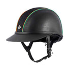 My SP8+ - Black Leather Look/ Orange & Forest Green Cotton Piping - Charles Owen