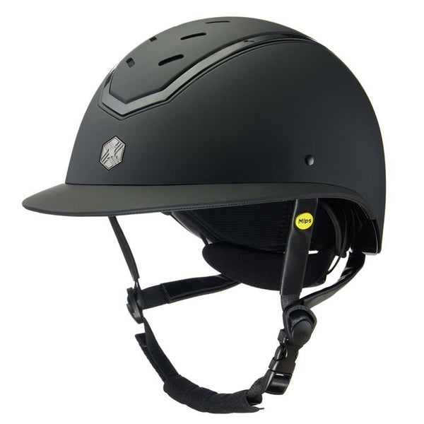 Charles Owen Halo Riding Helmet - Black Matte Standard