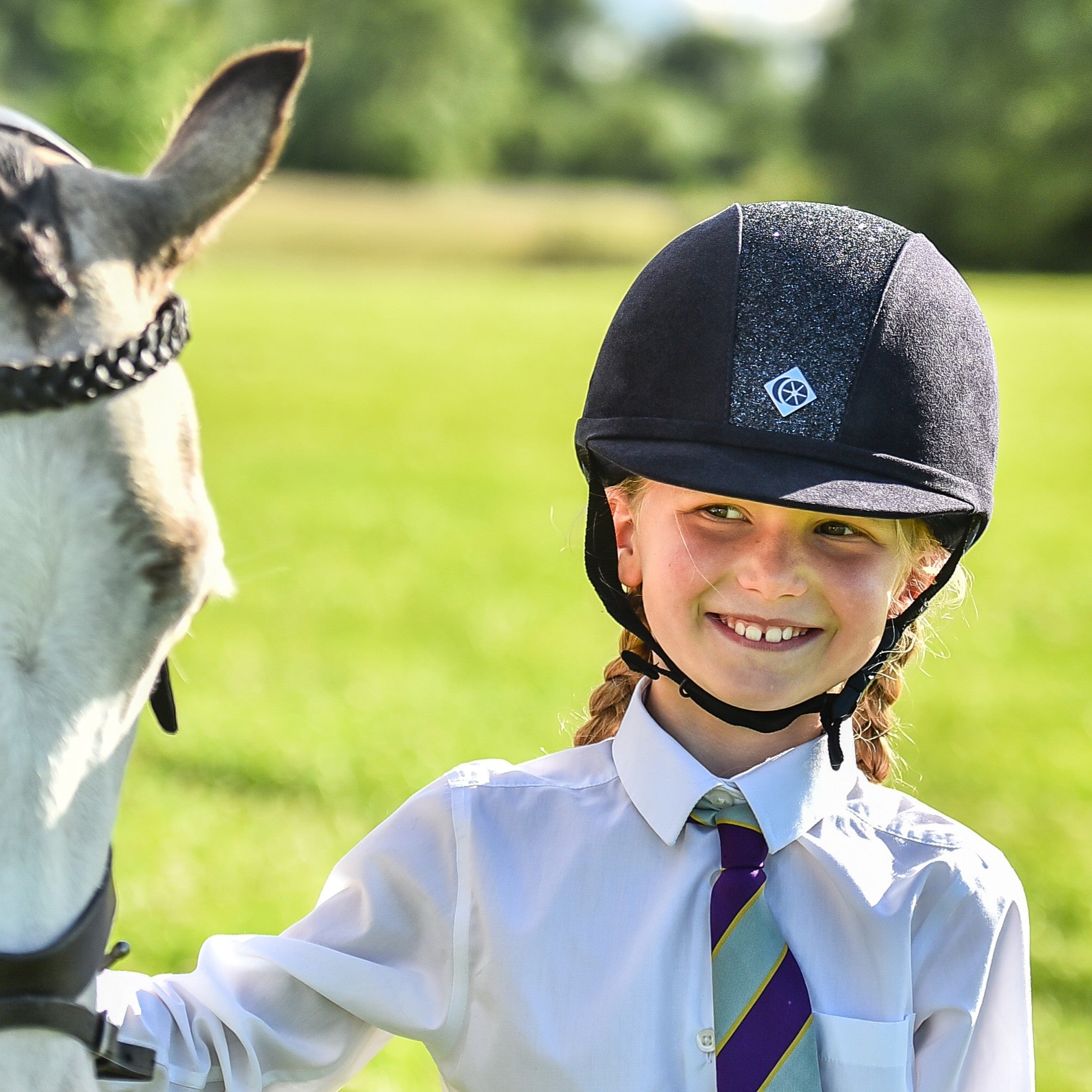YR8 Sparkly - Kids riding helmets - Charles Owen