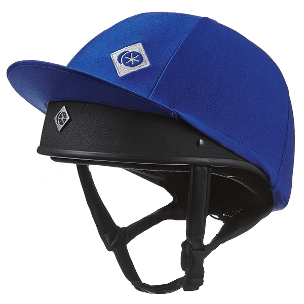 ROYAL BLUE CAPZ RIDING HAT SILK COVER FOR JOCKEY SKULL CAPS ONE SIZE 