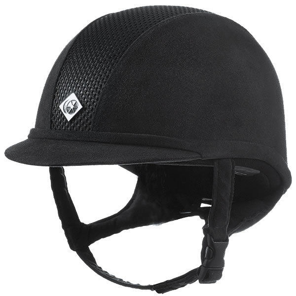 Charles Owen JR8 Plus Helmet Black/Charcoal Size 6-3/4 