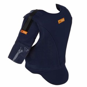 Shoulder protectors - Navy Attached