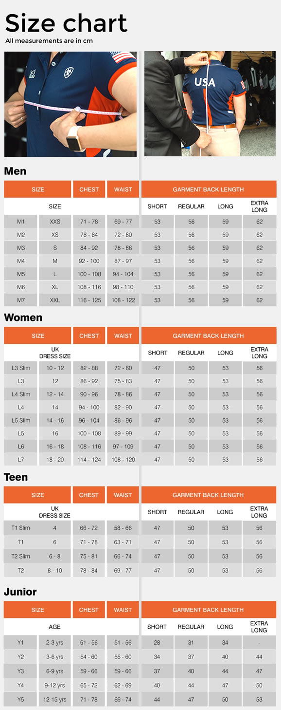 airowear body protector size chart