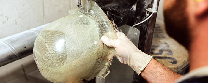 fibreglass shell