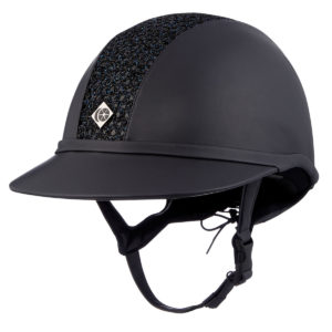 Equestrian Sport Suede Helmet Hording Riding Performance Helmet Hat Black 